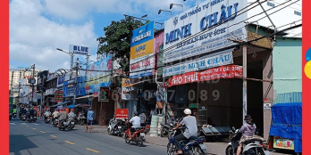 TB. 9x triệu/m2. Nhà MẶT TIỀN K.Doanh đg Phan Huy Ích, 133m2. TN 300 triệu/năm.