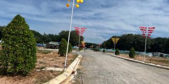 Sổ hồng liền tay chỉ với 590 triệu nền góc 2 mặt tiền đường chính DT741,