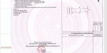 Bán đất thổ cư Trảng Bom, Đồng Nai giá đầu tư 192 triệu, sổ chính chủ bao test