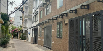 NGAY KHU VIP HỒ BIỂU CHÁNH, NHÀ HOÀNHẢO,2 CĂN RA HXH, 50M2, 4 TẦNG, LÊ VĂN SỸ PN