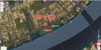 đất biệt thự view sông Sài Gòn cực hiếm 1045m2 chỉ 86tr/m2