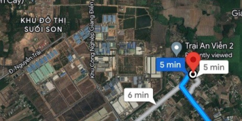 Đất chính chủ sổ sẵn kế bên KCN Giang Điền, ngay trung tâm An Viễn giá 1,2ty