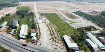 Bán gấp nền góc 2 mặt tiền đường chính DT741 sổ hồng liền tay chỉ với 590 triệu