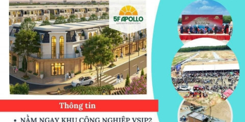Bán đất dự án Khu đô thị thông minh 5F Apollo chỉ 480tr/nền