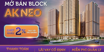 Booking Căn hộ AKARI Bình Tân - Block mới AK 10 - Sở hữu dễ dàng TT 300tr (10%)