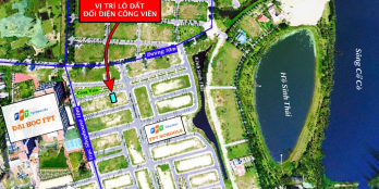 Bán Lô đất đối diện Công viên, sát cổng Đại học FPT Khu FPT Đà Nẵng GIÁ RẺ