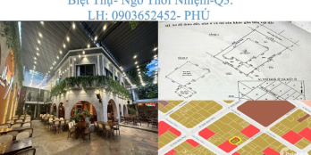Bán biệt thự hxh đường Ngô Thời Nhiệm, p.7, q. 3. Dt 443m2~130 tỷ. Lh 0903652452