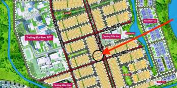 Chính chủ Bán lô đất đường 26m Khu đô thị FPT Đà Nẵng Cắt lỗ 500tr. Hướng Đông