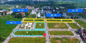 CHÍNH CHỦ NHƯỢNG LẠI 8 LÔ ĐẤT ĐẤU GIÁ P. XƯƠNG GIANG, TP BẮC GIANG - GIÁ F0