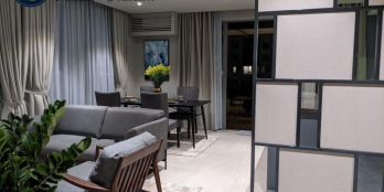 Cho thuê căn hộ sânv vườn 143m2 Đảo Kim Cương 2 phòng ngủ, 40triệu/ tháng