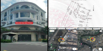 Bán nhà 2 mt ĐT Vạn Phúc, Hiệp Bình Phước, Thủ Đức. Dt 345.7m2m~ 85 tỷ.