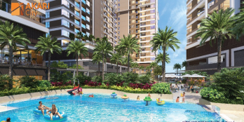 Bán căn góc 2PN2WC view quảng trường Akari City, lãi suất chỉ 3%, cho thuê 12tr