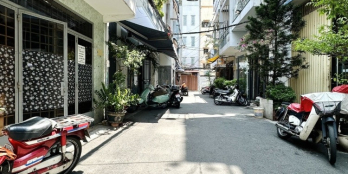 Lê Văn Sỹ P.12 Q.3, Hẻm 6m xe hơi tránh, 76m2 ngang 5.5, Bank định giá 16tỷ