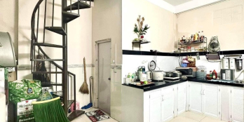 Nhà nở hậu, khu an ninh lịch sự, sạch sẽ, có phòng trệt cho người lớn