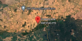 1 sào 9 đất vườn, mặt tiền đường sỏi dài 56m