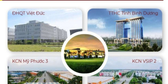 Bán gấp nền khu định cư Bến Cát liền kề làng Cổng Xanh Bình Dương.