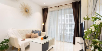 Căn hộ 59m2 Chợ Hoàng Hoa Thám 2 PN/ 920tr bao phí, Full nội thất