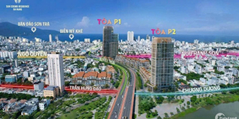 Nhà phố 7 tầng, ngay mặt tiền sông Hàn, cầu Trần Thị Lý, kết nối 3 quận Đà Nẵng