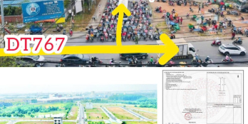 Cần bán 2 lô liền kề đối diện chợ Sông Mây. sổ sẵn, xây nhà ở ngay