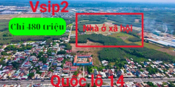 Cần bán căn nhà ở xã hội 1 trệt 1 lầu chỉ thanh toán 480 triệu ngay Vip2A