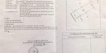 Bán nhà mặt đường Nguyễn Xuân Linh, phường Đông Vĩnh, TP Vinh