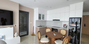 Cho thuê căn 2 ngủ 2 vệ sinh nội thất phong cách Hàn nhẹ nhàng giá 16 triệu đã