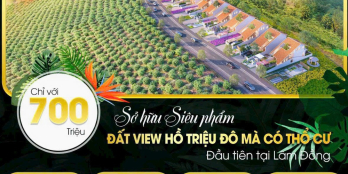 Đất nghĩ dưỡng view Hồ Ngọc - Lộc Tân - Bảo Lâm - Bảo Lộc