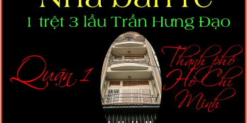Nhà bán rẻ 3.6 x 15m 1 trệt 3 lầu Trần Hưng Đạo Q1 TP.HCM
