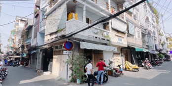 Căn góc 4 x 7, 3 tầng, mặt tiền đường số ngay Vĩnh Hội. 6,4 tỷ