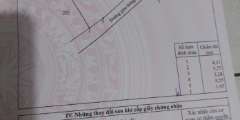 Đất trung tâm huyện, thổ cư toàn bộ, 2 mặt tiền đường, sát chợ