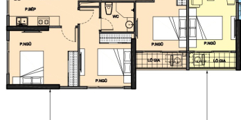 Chính chủ cần bán gấp căn 3 PN Origami toà S606 căn góc view sông