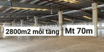 Cho thuê tầng 3. 2700m2 mỗi tầng ở Nguyễn Văn Linh. Thuê mọi mô hình