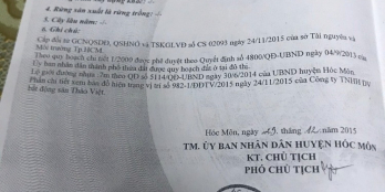 BÁN NHÀ SHR 1 TRỆT 1 LẦU 1/PHẠM THỊ GIÂY , THỚI TAM THÔN , HÓC MÔN