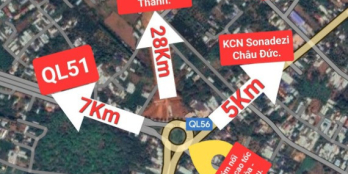 CÒN 1 LÔ ''2 MẶT TIỀN'' DT 5x20m GIÁ CHỈ 1tỷ490 CÁCH UBND XÃ HÒA LONG 6 PHÚT.