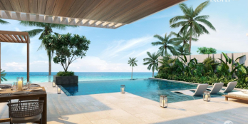 Bán ngay biệt thự mặt tiền biển Ixora Hồ Tràm, đẹp nhất dự án, 525m2 siêu rộng