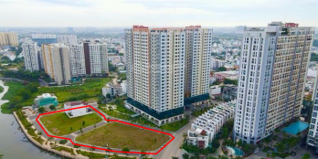 Công bố giá 12 lô đất nền sổ đỏ biệt thự ven sông đối diện Homyland Riverside.