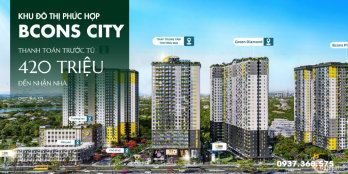 Bán căn hộ Bcons City  sẳn HĐ thuê 14tr/tháng