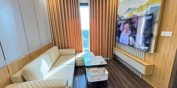 Cho thuê căn 2 ngủ 2 vệ sinh full đồ Hoàng Huy Commerce giá 10 triệu có thể vào