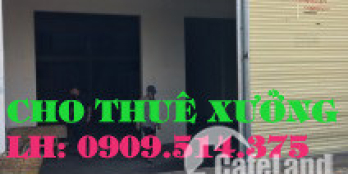 Cần cho thuê gấp xưởng(mới xây dựng)kv:18B,Lê Văn Quế,Tân Hòa Đông(160m;200;300)