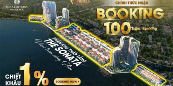 Mở bán shophouse Symphony sông Hàn Đà Nẵng sở hữu lâu dài, GĐ 1, CK16%, vay 70%