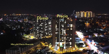 Duplex Precia. Căn hộ tầng thượng, view sông và Bitexco