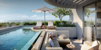 Bán Penthouse giai đoạn 1 Ixora Hồ Tràm, đã bàn giao, xách vali nghỉ dưỡng luôn,