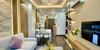 Cho thuê căn hộ 2 phòng ngủ Hoàng Huy Commerce full nội thất giá 12 triệu.