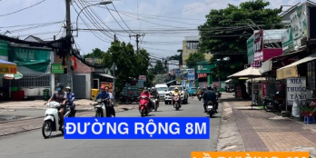 Nhà mặt tiền đường Đình Phong Phú Quận 9, 2 tầng ngang 4.5 dài 34