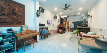 NHÀ ĐẸP LỘNG LẪY - HẺM 8M THÔNG ĐƯỜNG THIÊN PHƯỚC 131M2 (4,5 X 29)CHỈ 17,5 TỶ TL