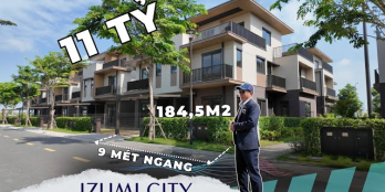 Nhà Phố Izumi City mua trực tiếp CDT | Căn góc diện tích lớn siêu đẹp