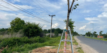 Bán đất giá rẻ Đường Hùng Vương - Tân Bình - TX LaGi thổ cư 100% chính chủ