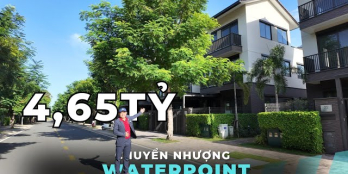 Bán nhà phố kiểu Nhật tại Waterpoint Long An 90m2 3 tầng | căn góc 2 mặt tiền