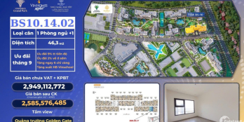 CĂN HỘ 2PN VINHOME Q9 GIÁ 2Ty585 HỖ TRỢ VAY 80%