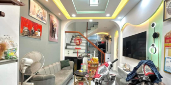 NHÀ ĐẸP HUỲNH VĂN BÁNH + TRẦN HUY LIỆU, PHÚ NHUẬN - TRỆT, LẦU, LỬNG - 23M2